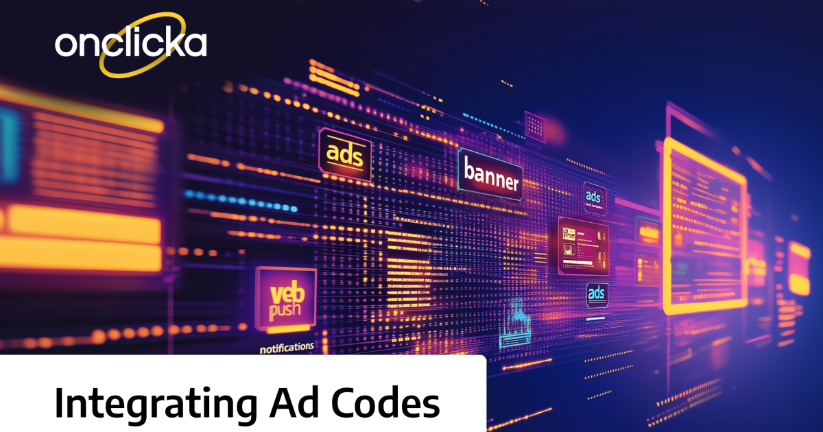 How To Integrate OnClickA`s Ad Codes Your Website | OnClickA AD Network