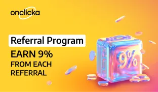 Earn 9% with OnClickA Publishers Referral Program 
